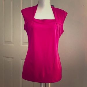 Evan Picone pink sleeveless blouse